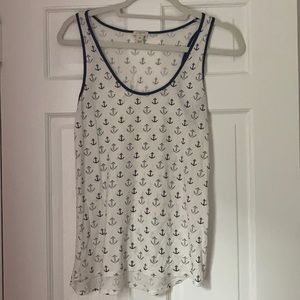 Nautical Anchor Tank Top